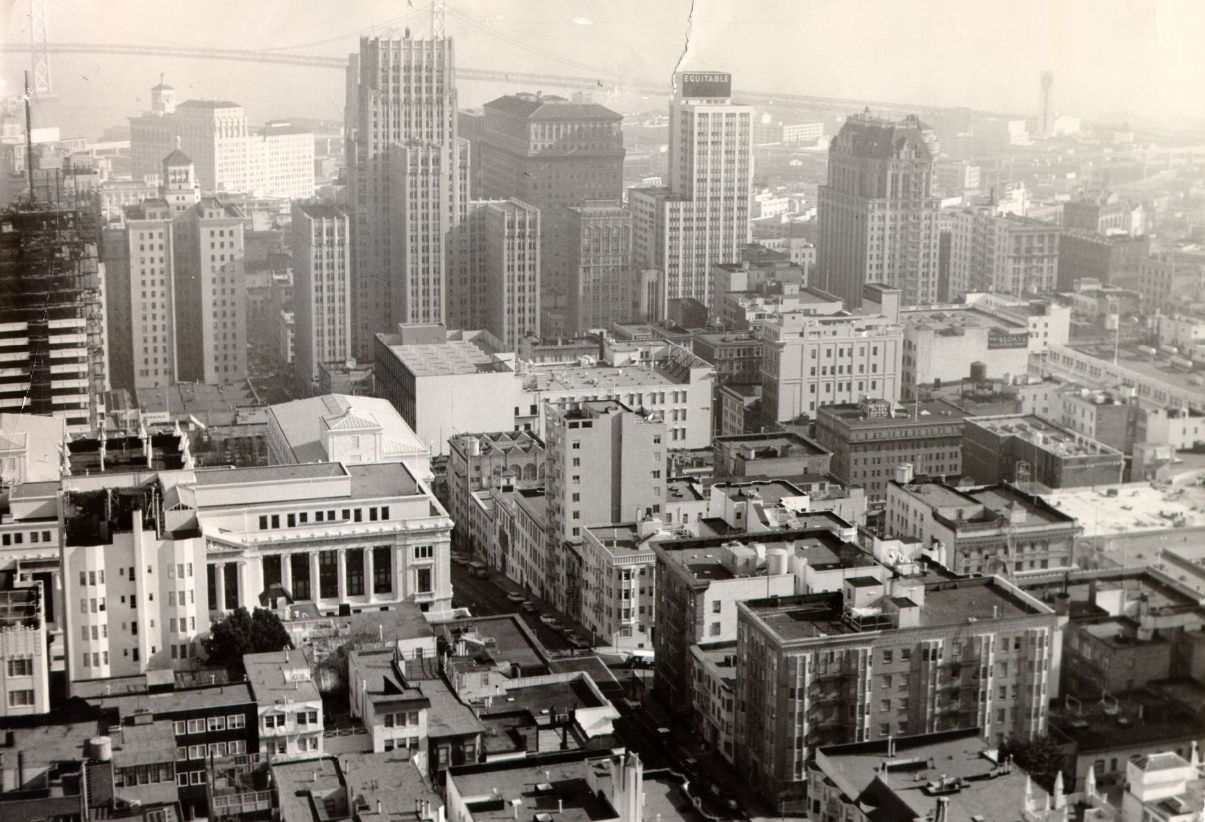 View of downtown San Francisco, 1961.
