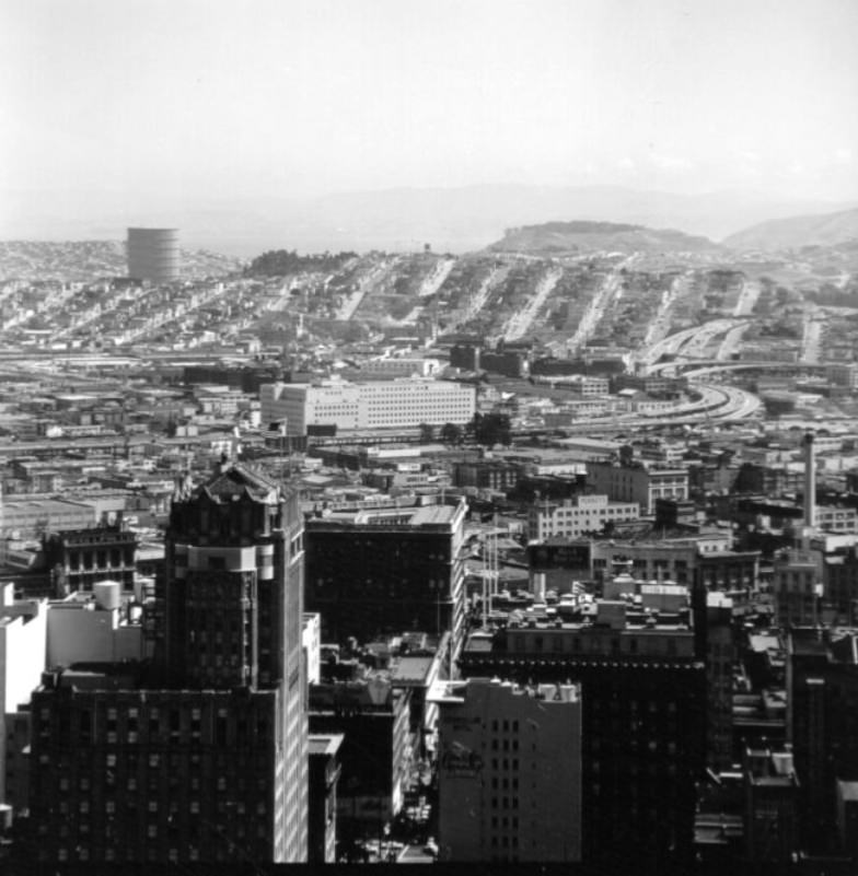 View of San Francisco, looking south, 1961.