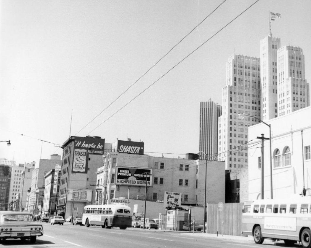 Third Street at Clementina, 1966.