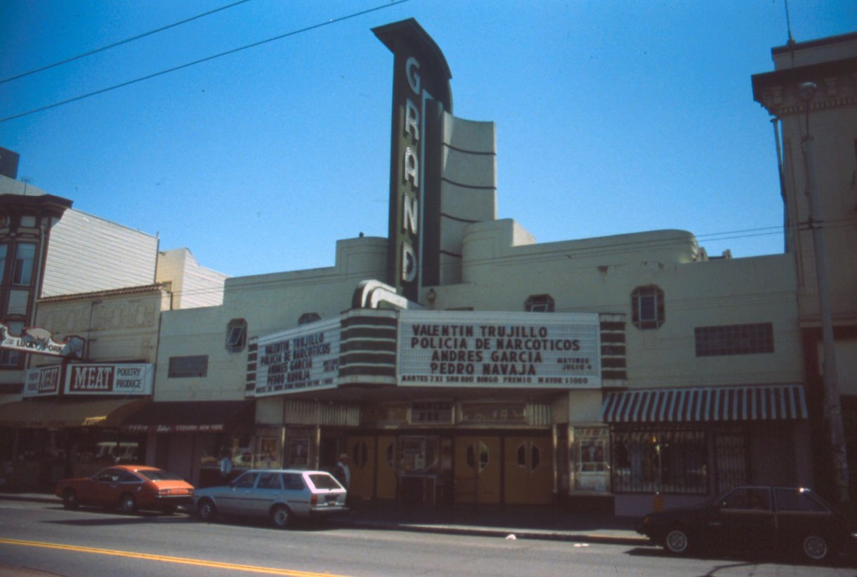 Grand Theater at 2665 Mission Street, 1986.