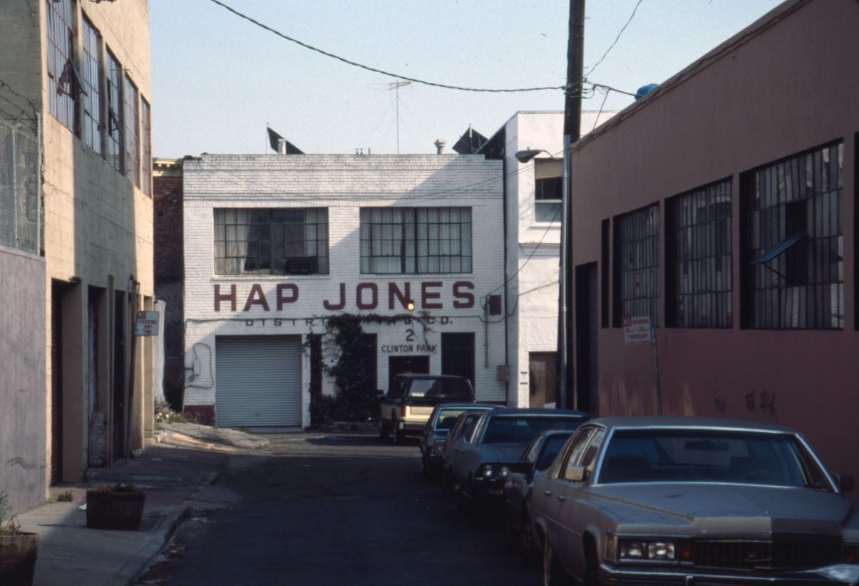 Hap Jones at 2 Clinton Park, 1989.