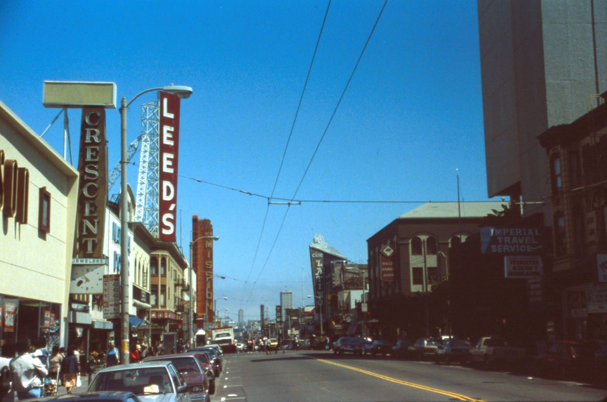 Mission near 22nd Street, 1986.