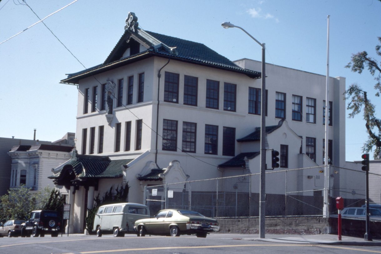 Morning Star/Binet-Montessori School, side view, 1989.