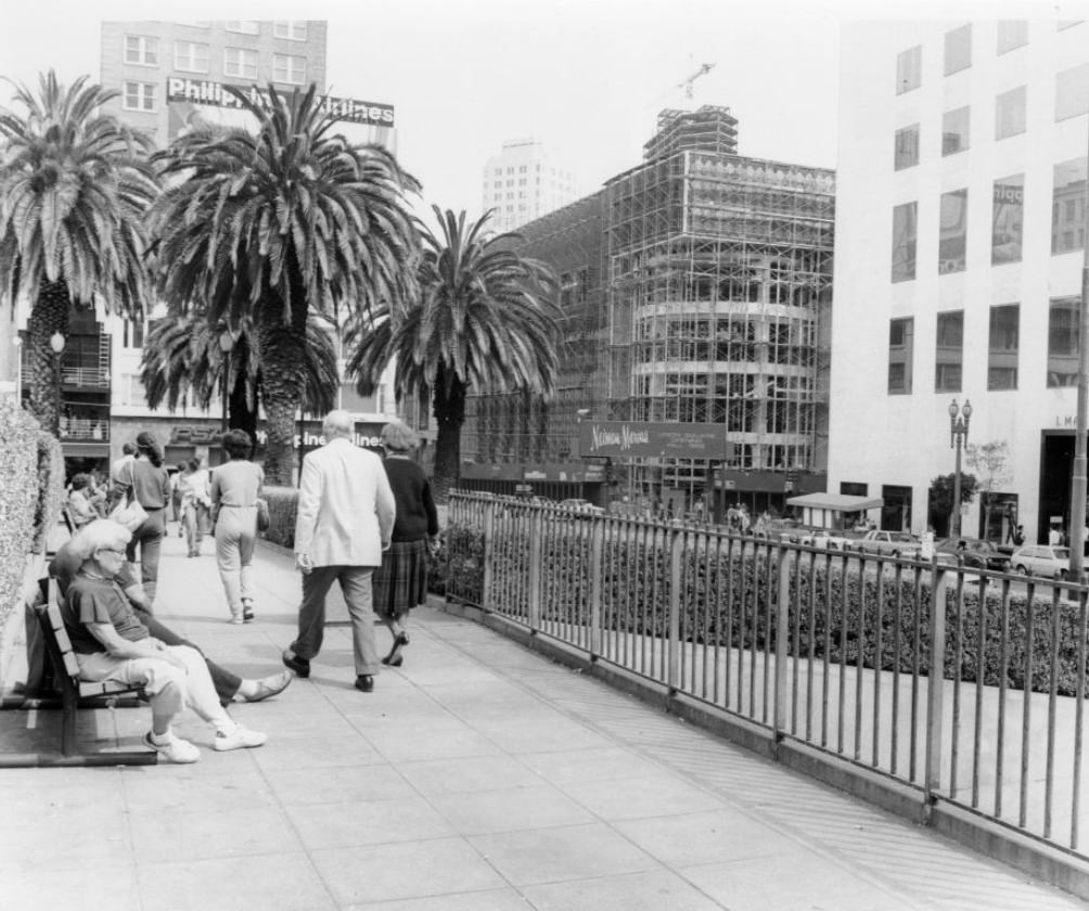 Plaza in Union Square, 1982.