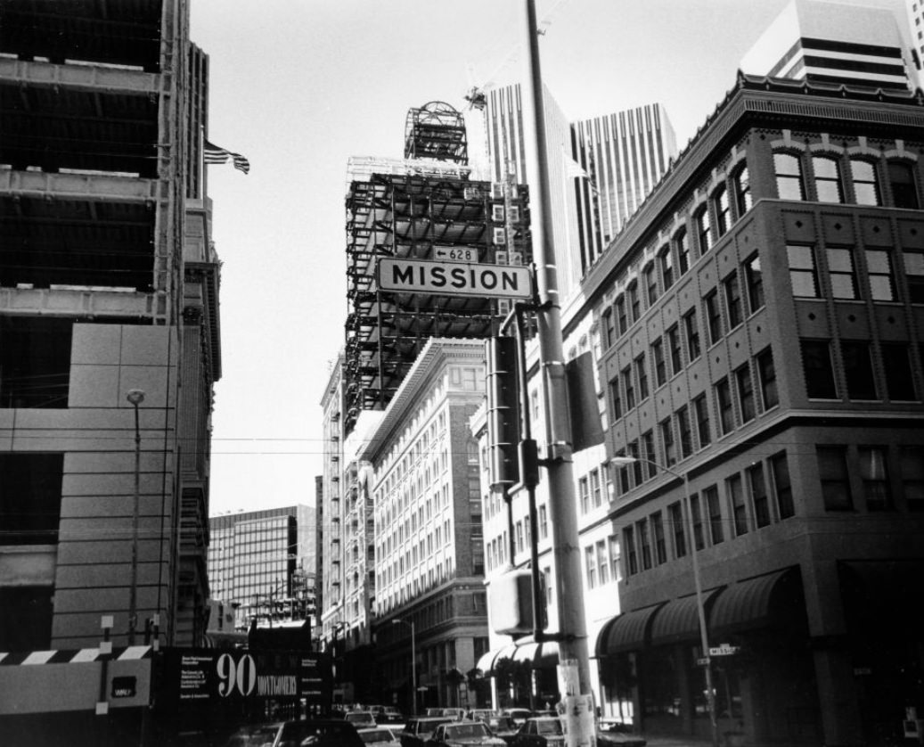 New Montgomery Street at Mission, 1985.