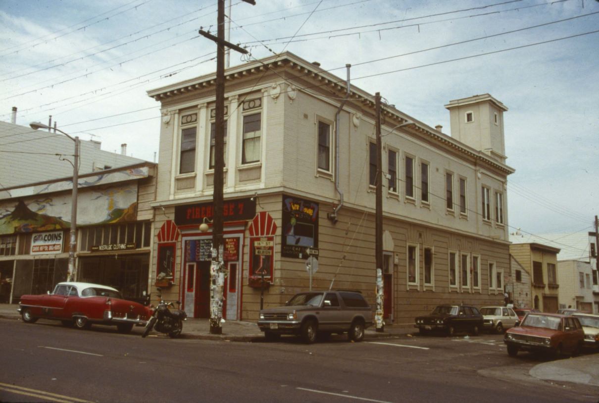 Firehouse 7 at 3160 16th Street and Albion Street, 1988.