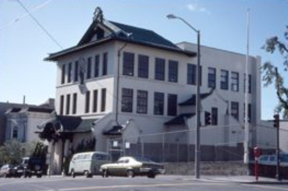 Morning Star/Binet-Montessori School, side view, 1989.