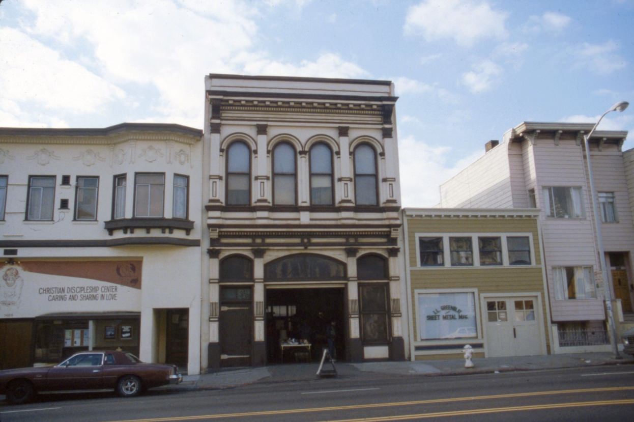 Valencia Street, 1400 block, L.L. Greenblat Sheet Metal Mfg., 1987.