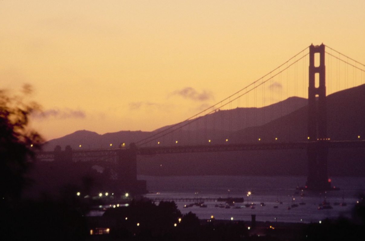 Golden Gate Bridge and Presidio of San Francisco, 1980.
