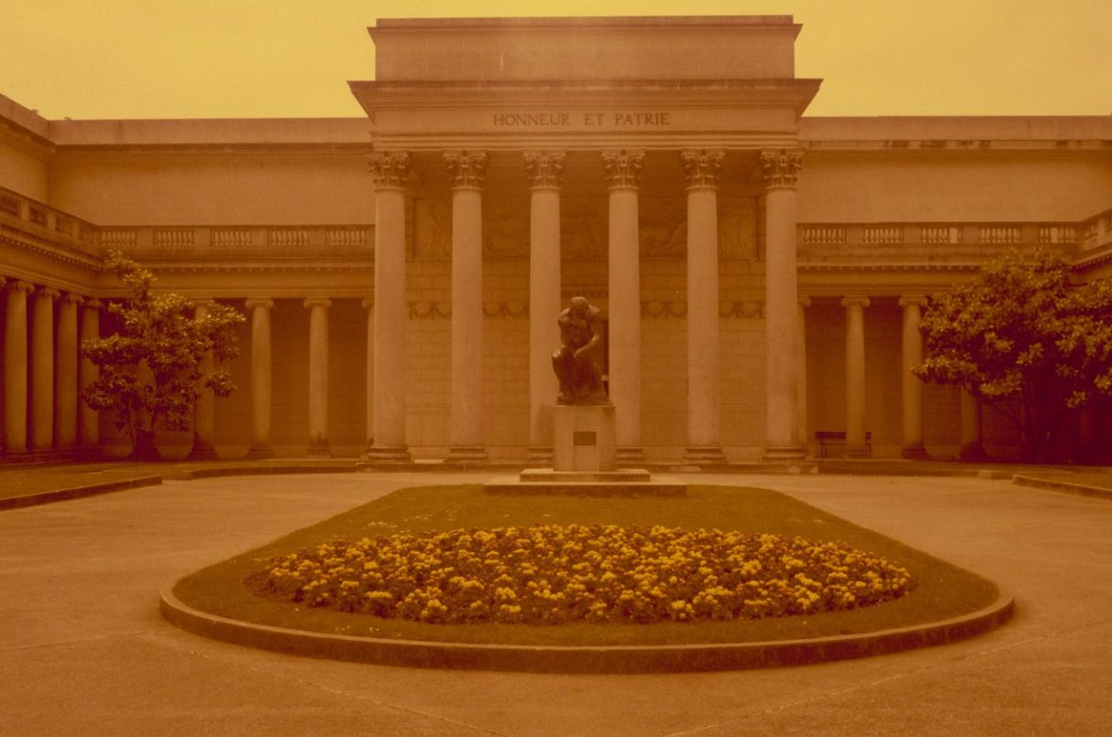 Legion of Honor Courtyard, circa 1984.