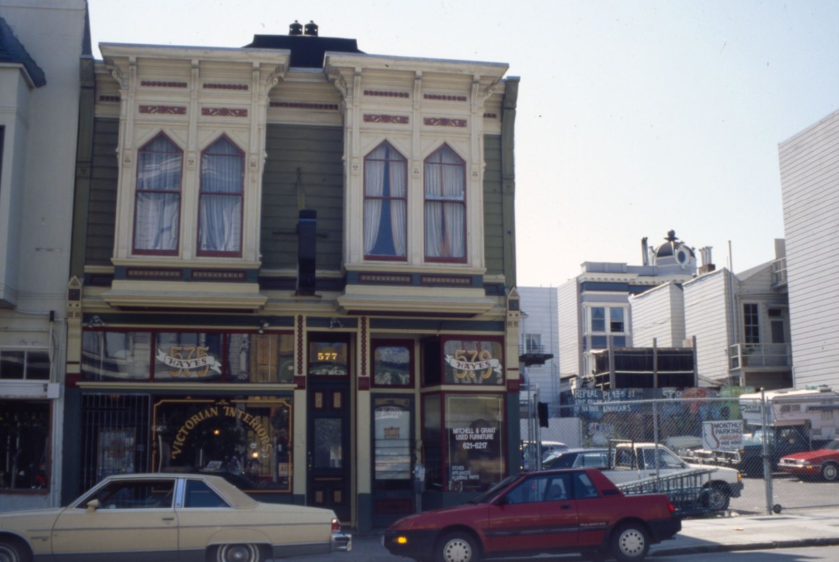 575, 577, 579 Hayes Street, 1991.