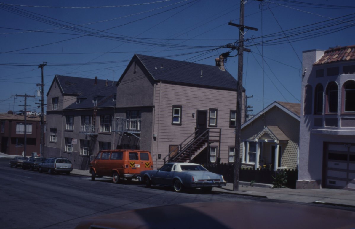 617, 625, and 631 Girard Street, 1990.