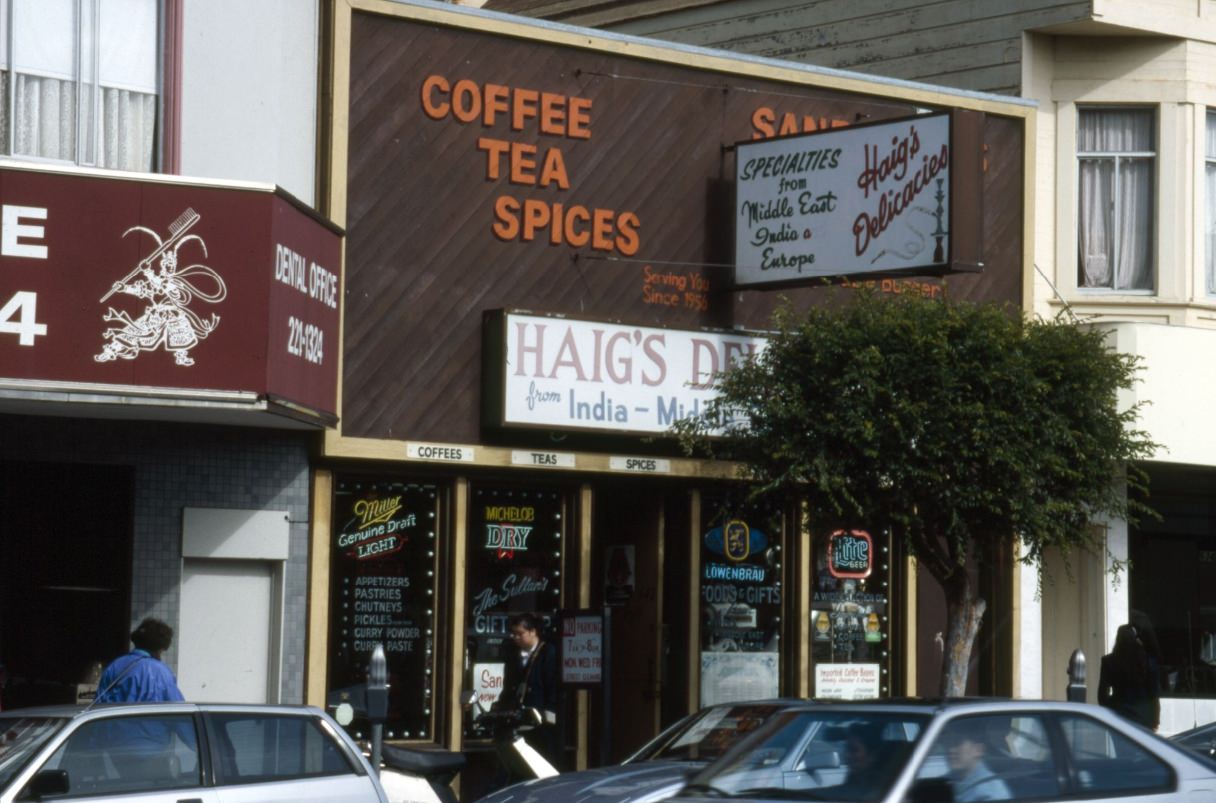 642 Clement Street, Haig's Delicacies, 1993.