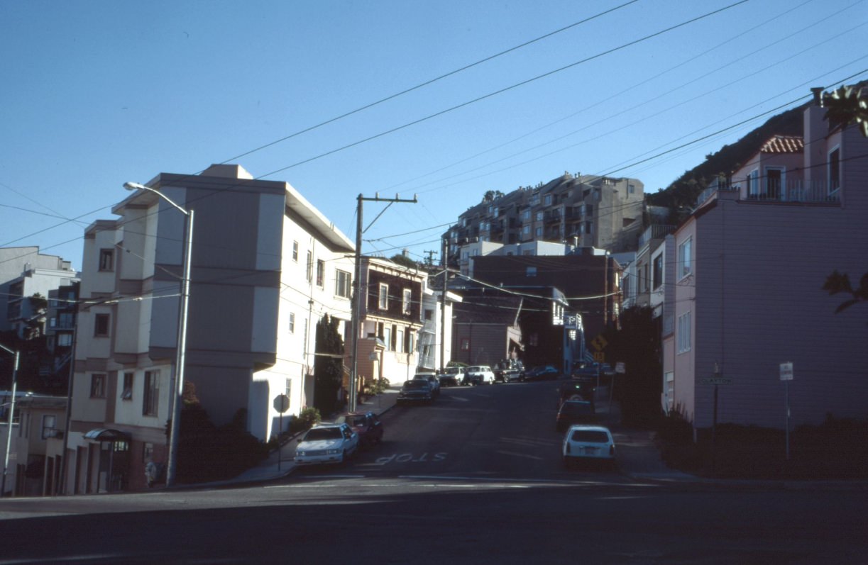 Corbett Avenue at Clayton Street, 1990.