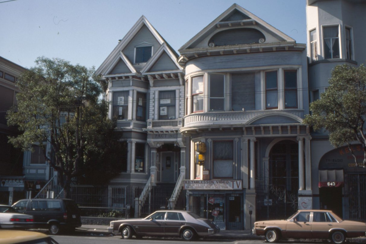 Divisadero Street, 600 block, 1991.