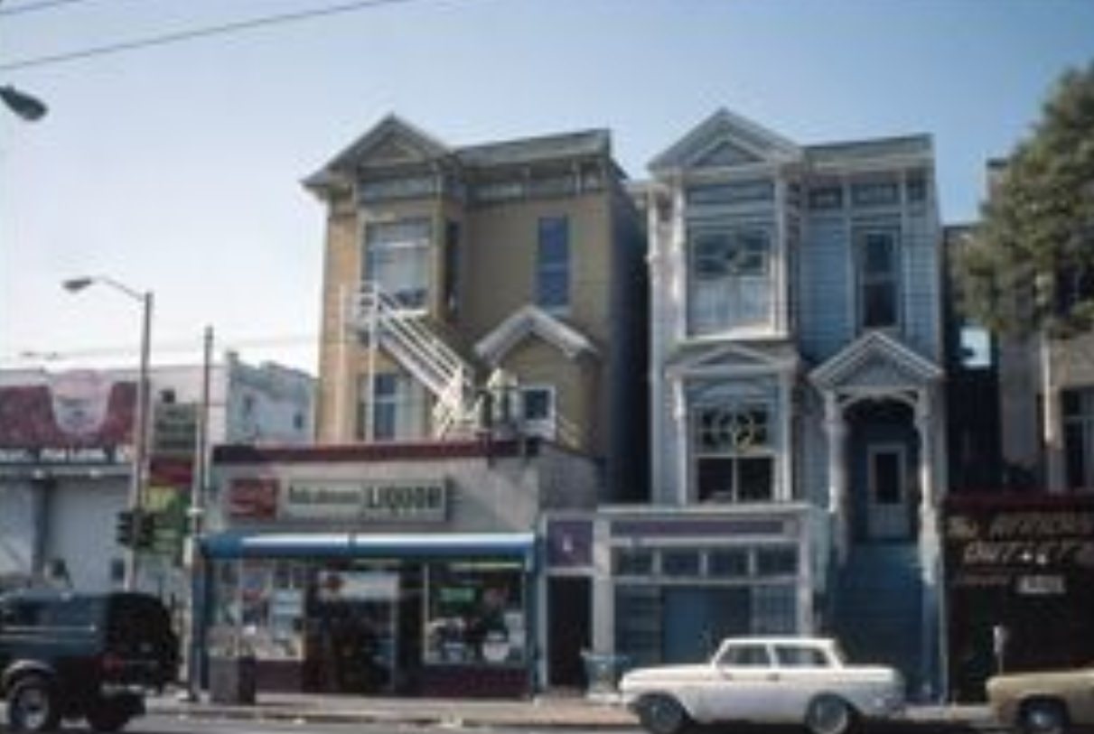 Divisadero Street near Fell, 500 block, 1991.