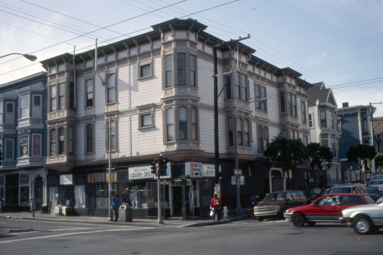 Oak and Divisadero Street, 1992.