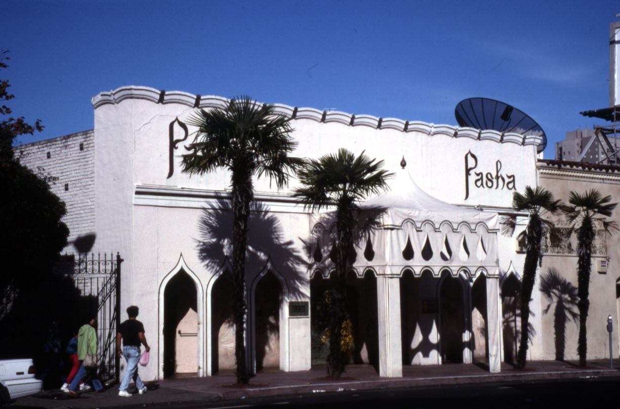 Pasha Restaurant at Broadway and Polk, 1992.