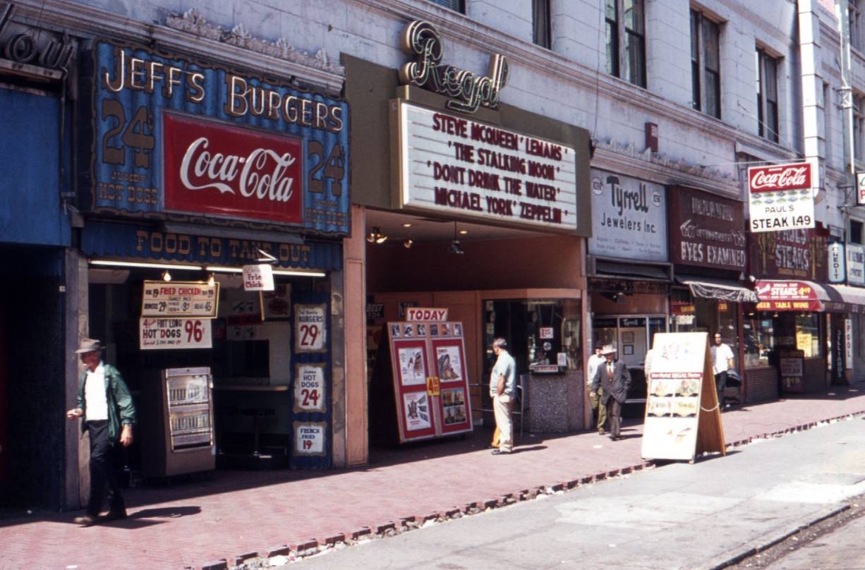 Regal Theater at 1046 Market, 1990.