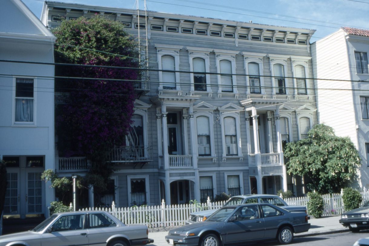 Residence at 1950, 1958, 1960 Green Street, 1990.