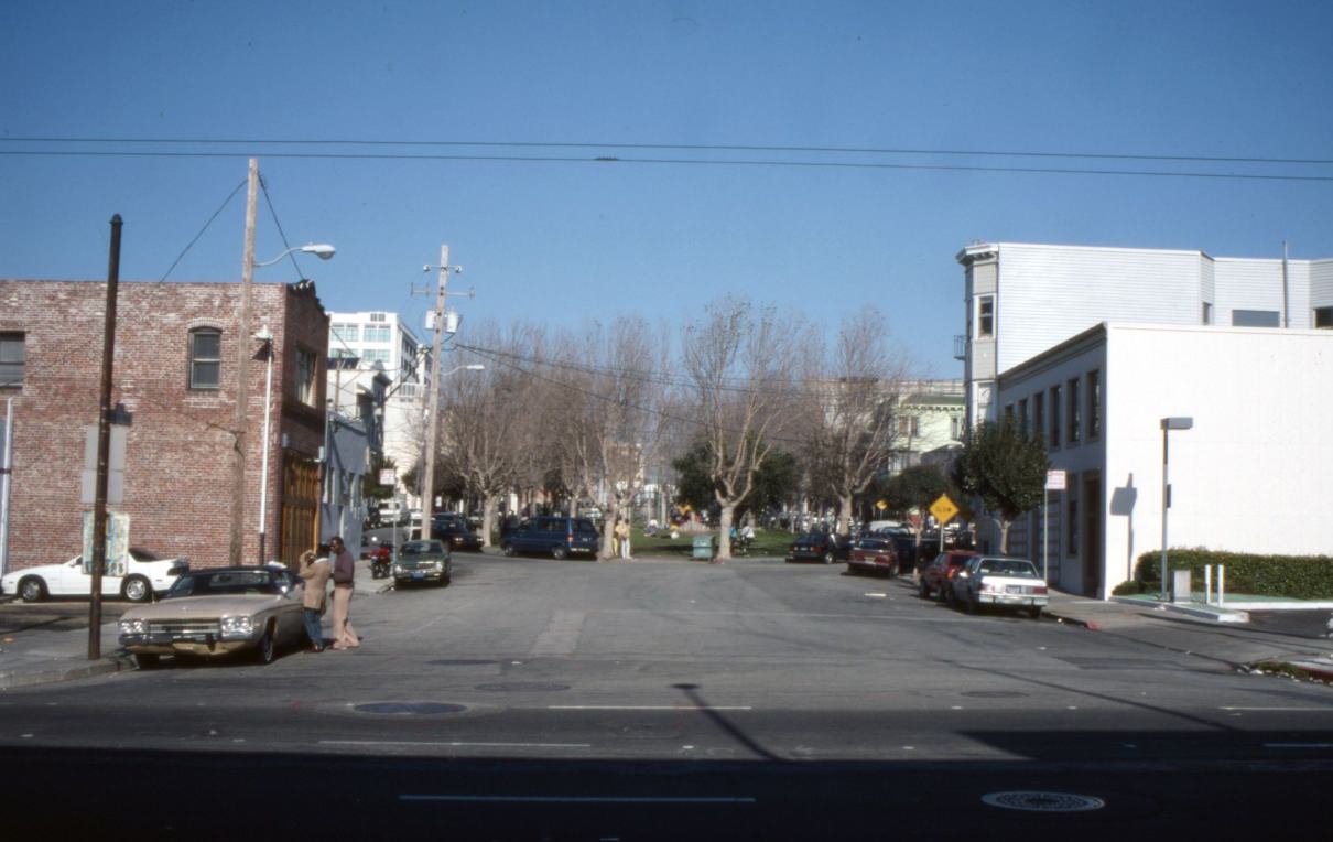 South Park Street from 3rd Street, 1990.