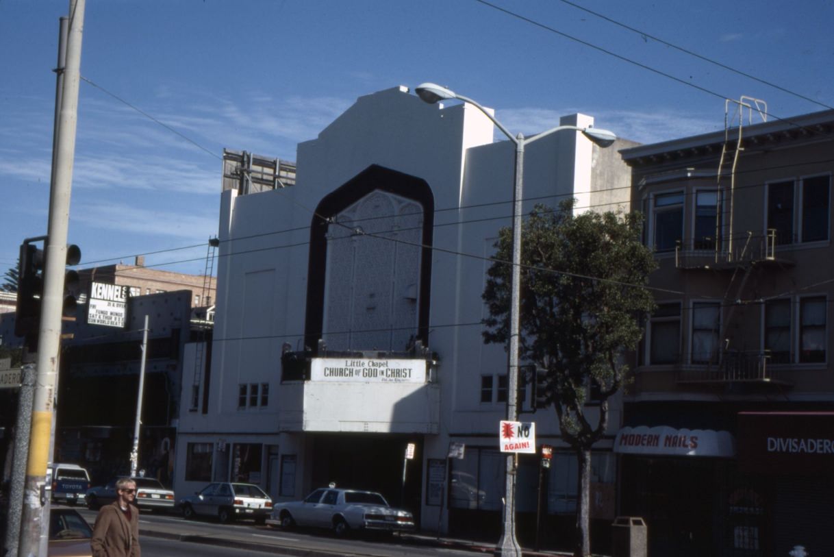 Little Chapel, Church of God in Christ at 616 Divisadero, 1991.