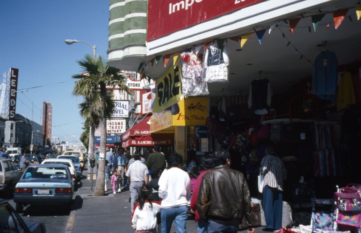 Mission Street, 2600 block, 1994.