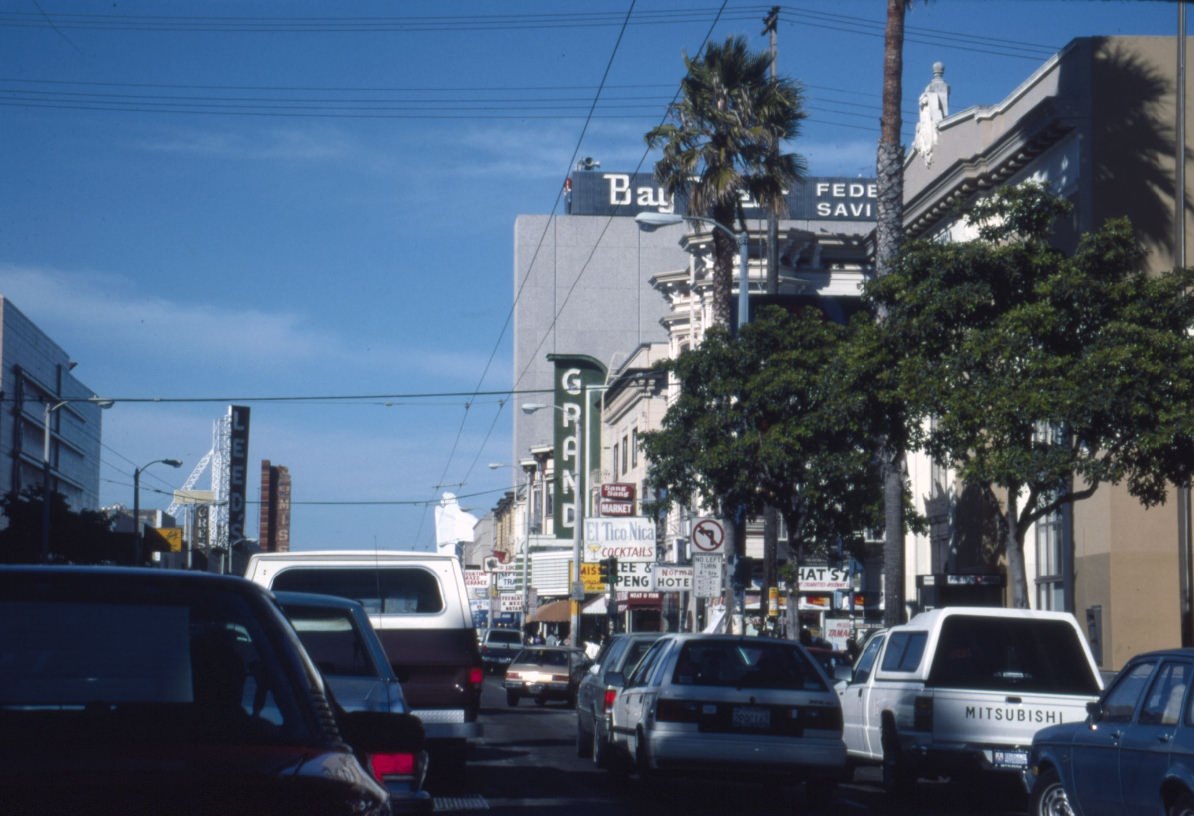 Mission Street looking towards 23rd Street, 1991.