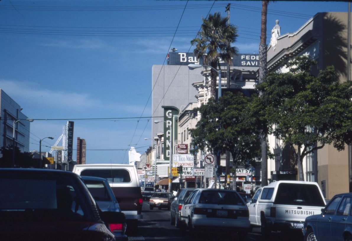 Mission Street looking towards 23rd Street, 1991.