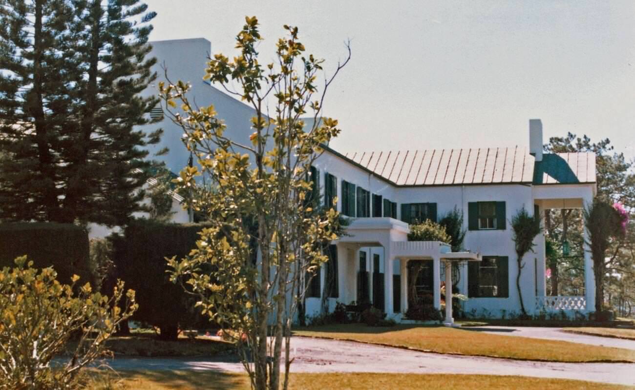 The Ambassador's Residence in Manila, 1975.
