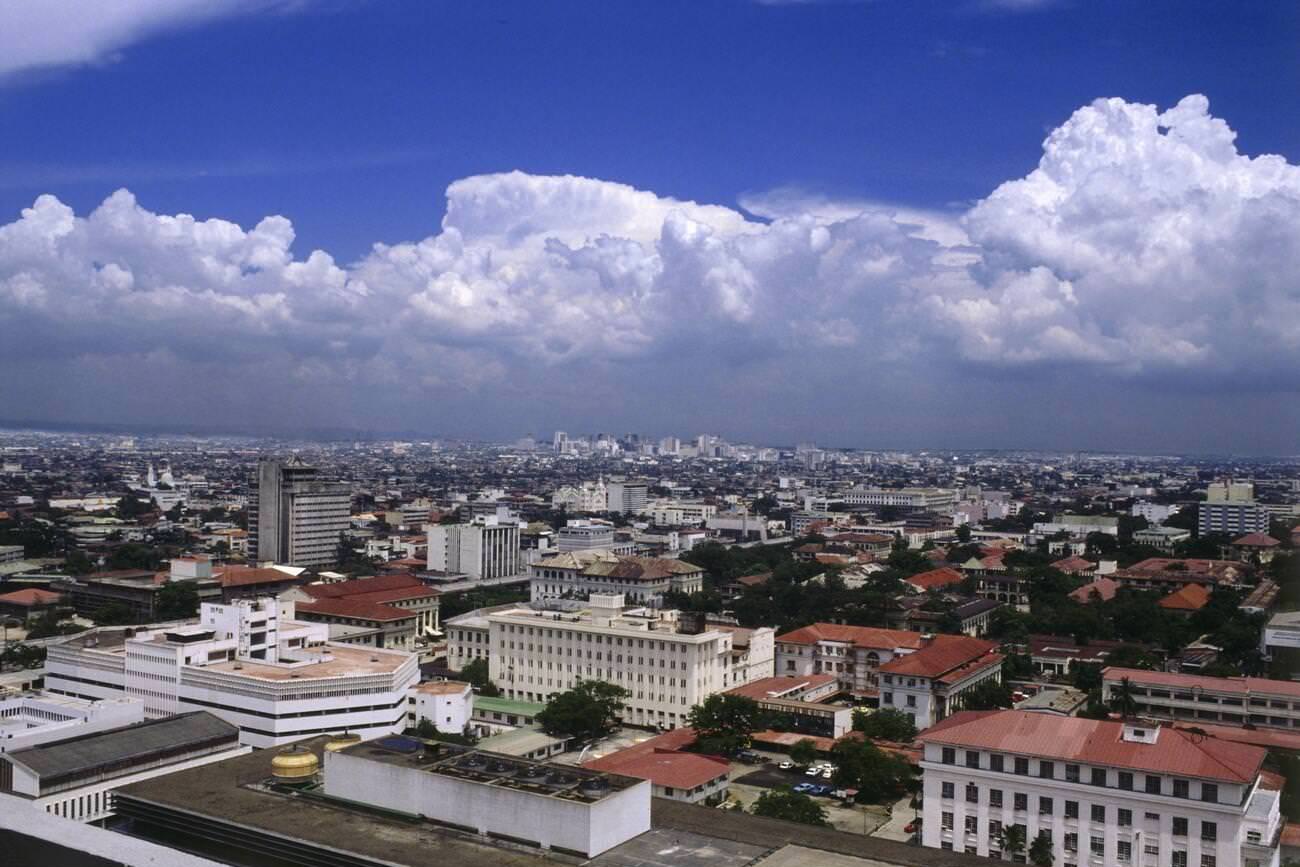 Another city view of Manila, Philippines, from the 1970s.