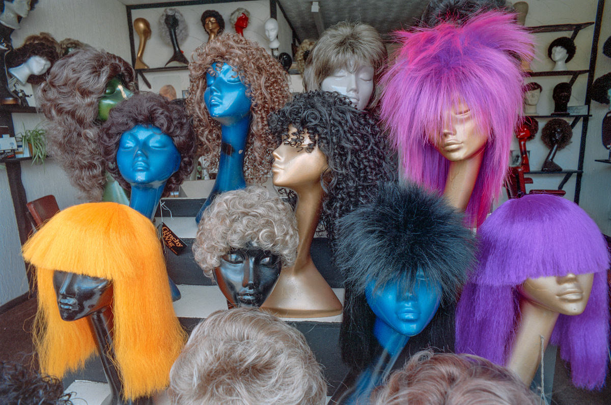 Women’s Wigs, High Rd, Leyton, Waltham Forest, 1989