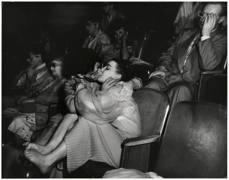 Lights Down, Drama Up! – Weegee's Sneaky Snapshots Inside 1940s NYC Movie Theaters