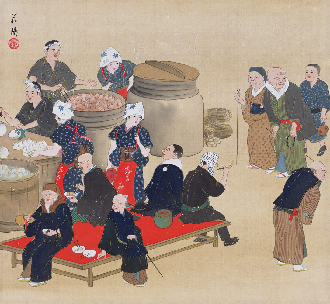 Stunning Silk Paintings depicting different Miyako Festivals of Kyoto, Japan from the 1920s
