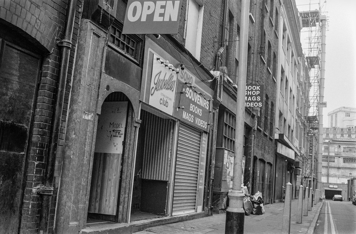 Soho Adult Cinemas and Video Shops from the 1980s