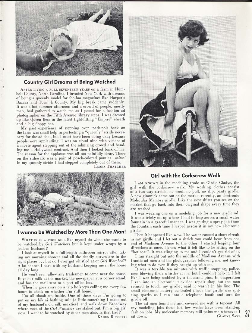 A Guide to Girl Watching Part 2: A 1959 Magazine That Gives Creepy Tips to Stalk Girls
