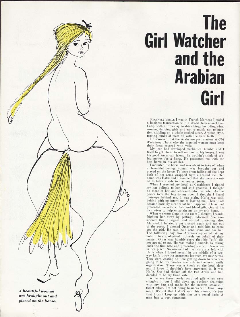 The Girl Watcher and the Arabian Girl