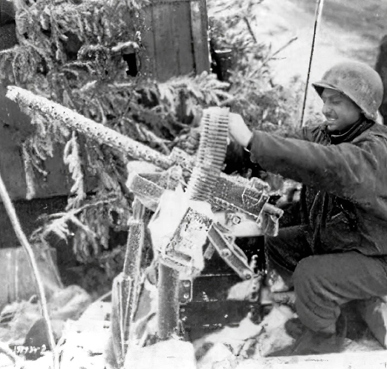 The Battle of the Bulge, 1944-1945.