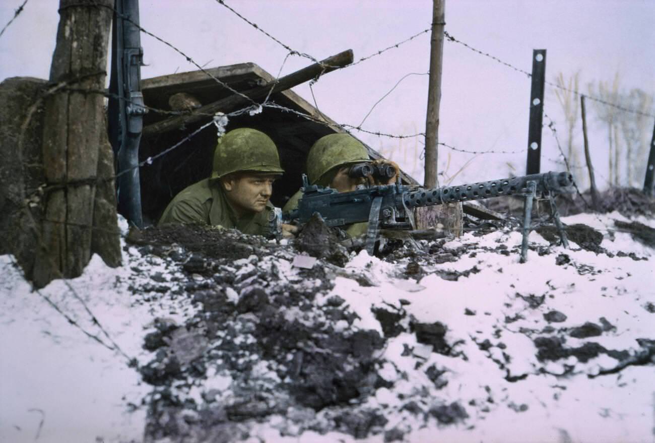 Airborne infantrymen, 1945.