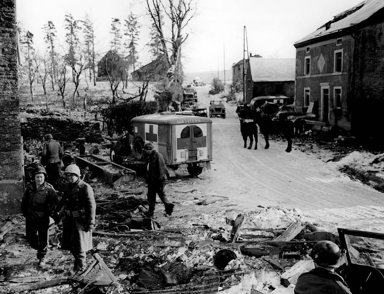 The Battle of the Bulge, 1944-1945.