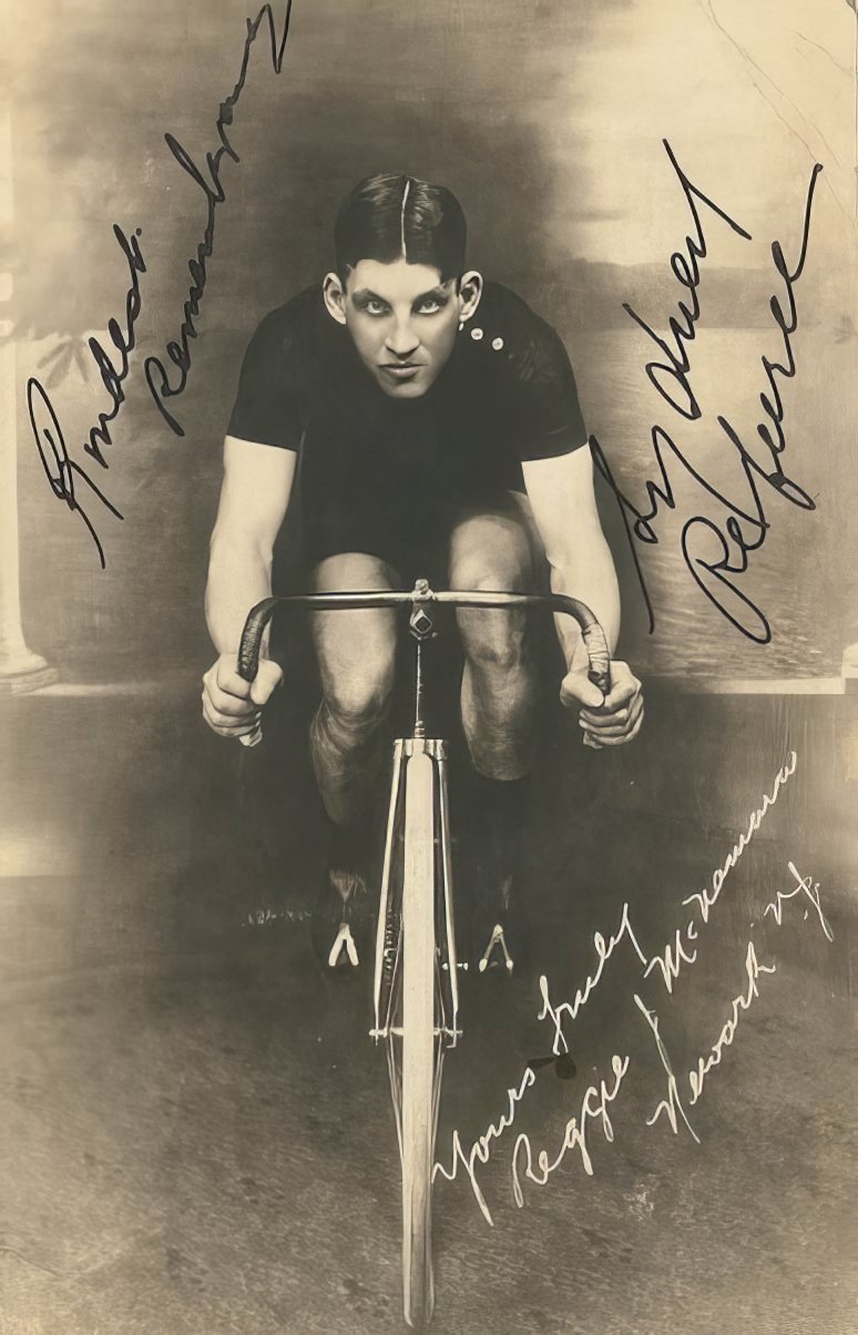 Reggie 'Iron Man' McNamara was a champion Australian cyclist, 1971.
