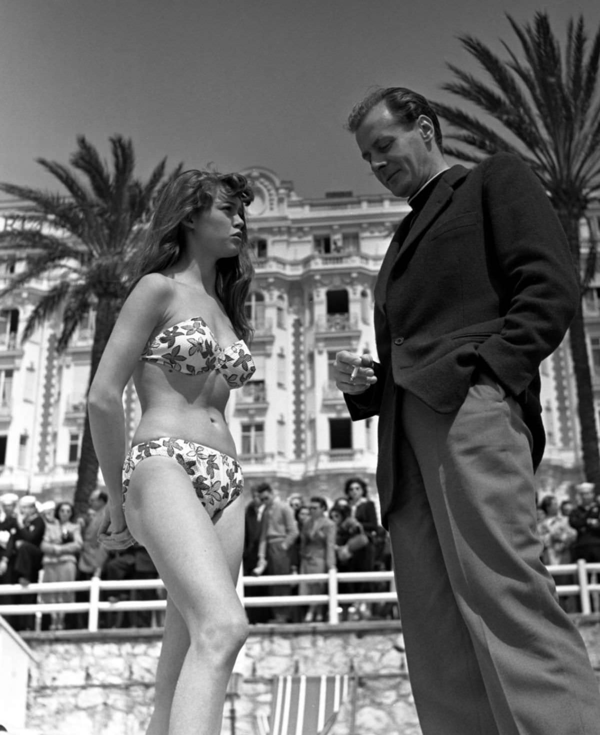 When 19-Year-Old Brigitte Bardot Stunned in a Bikini at Cannes Film Festival, 1953