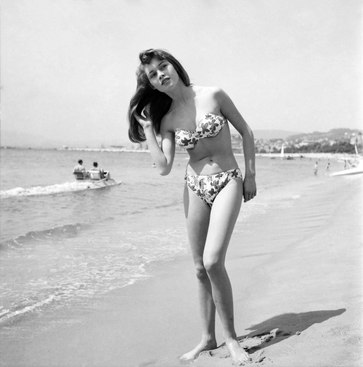 When 19-Year-Old Brigitte Bardot Stunned in a Bikini at Cannes Film Festival, 1953