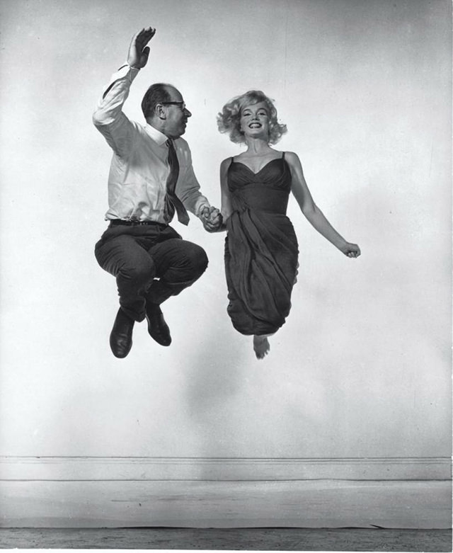 Marilyn Monroe and Philippe Halsman, 1954