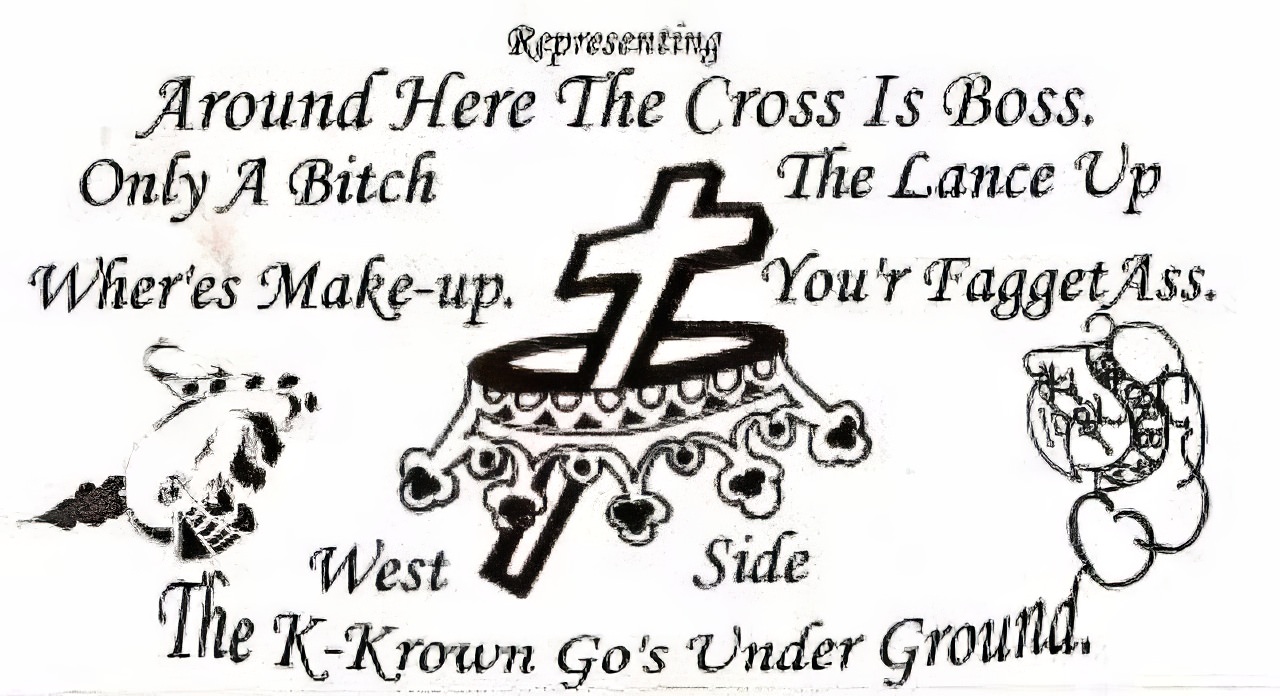 Chicago Street Gangs Actually had Business Cards during the 1970s and 1980s