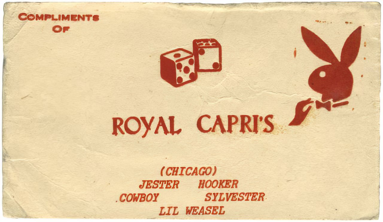 Chicago Street Gangs Actually had Business Cards during the 1970s and 1980s