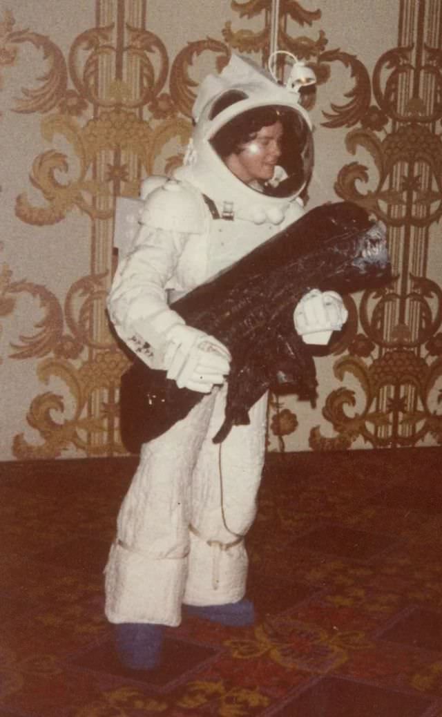 Fabulous Cosplayers at a Los Angeles Sci-Fi Convention in 1980s