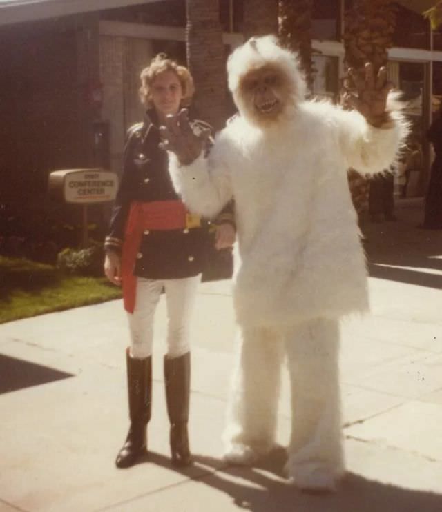 Fabulous Cosplayers at a Los Angeles Sci-Fi Convention in 1980s