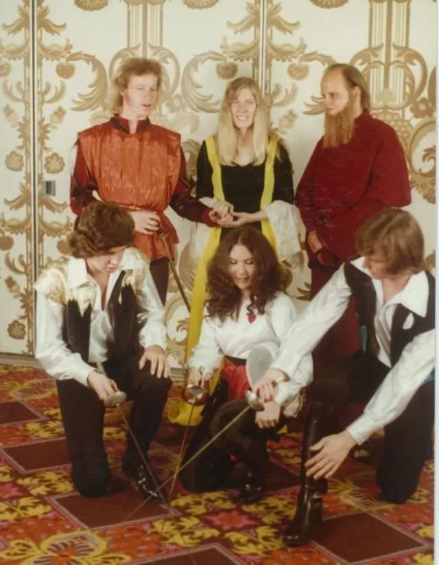 Fabulous Cosplayers at a Los Angeles Sci-Fi Convention in 1980s