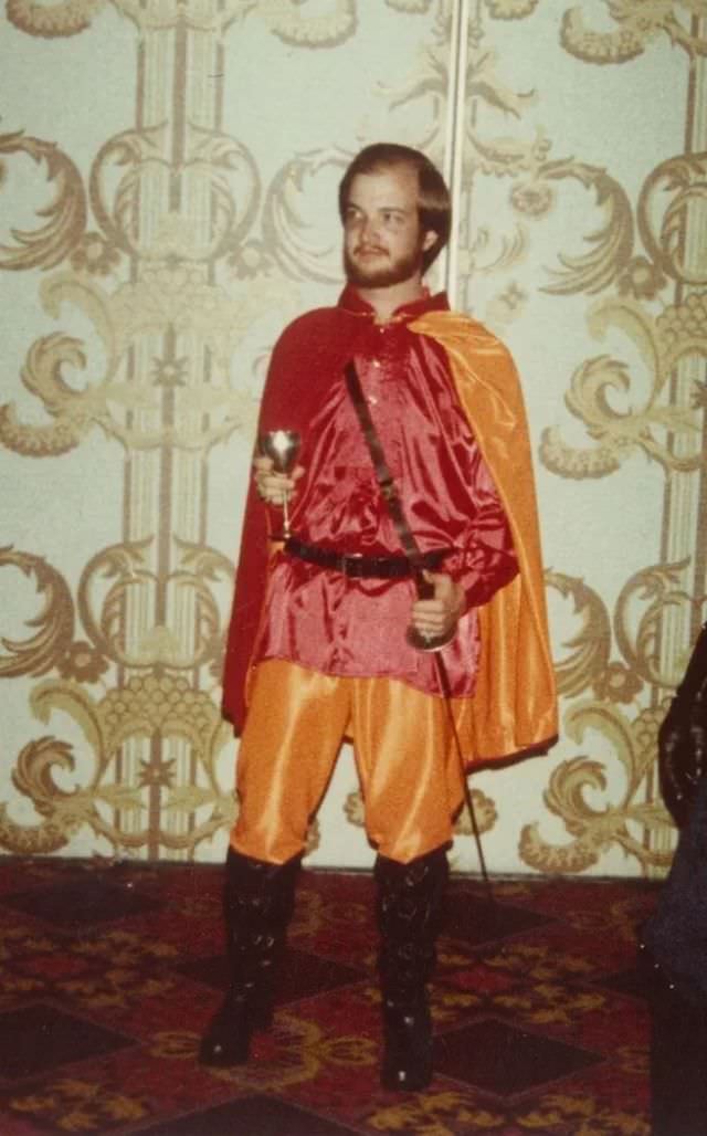 Fabulous Cosplayers at a Los Angeles Sci-Fi Convention in 1980s